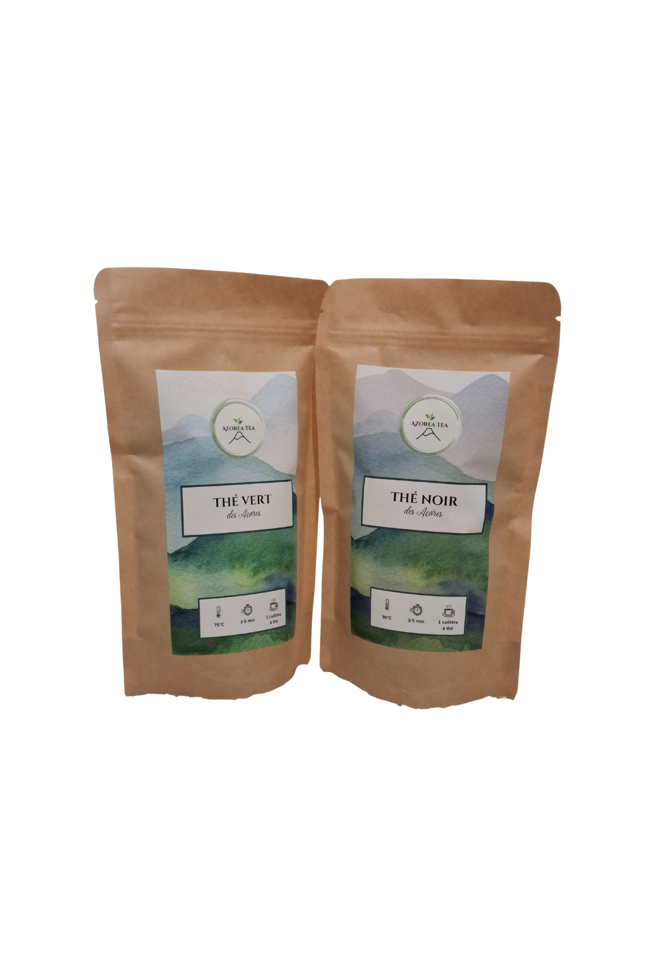 Coffret Le duo des Açores - Thé vert et thé noir bio
