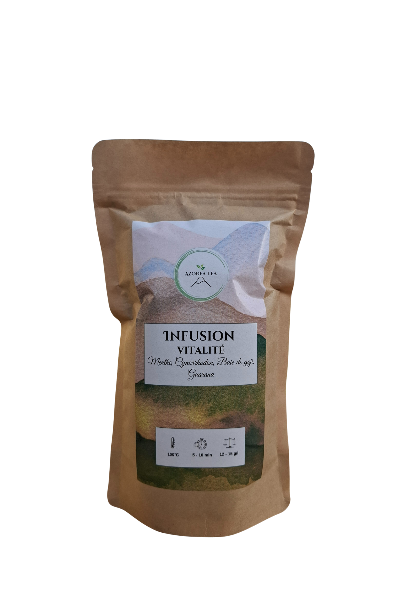 Tasse d’infusion bio Vitalité aux plantes et baies, boost naturel sans théine