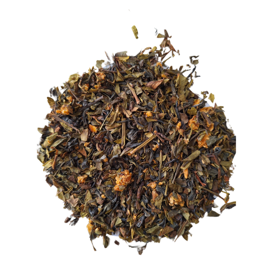 Thé vert à l'ananas bio des Açores – sachet 90g, mélange fruité et léger, sans sucre, sans arôme ajouté.