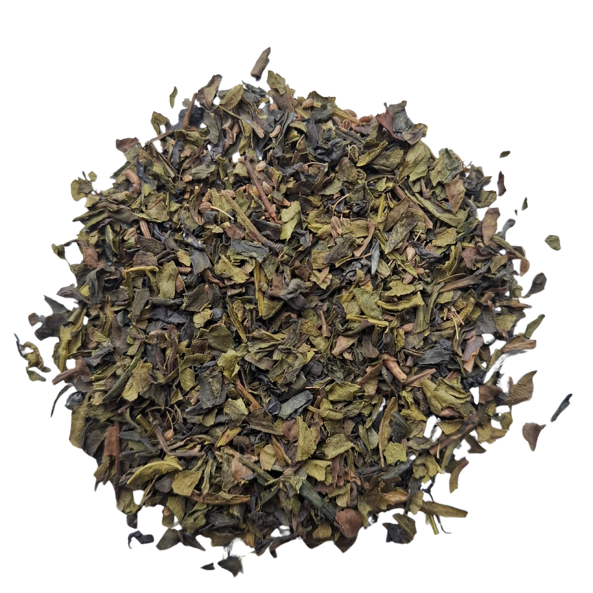 Thé vert bio des Açores à l'anis – sachet 90g, infusion douce et légèrement sucré grâce à l'anis, idéal après les repas, sans arôme, sans sucre ajoutée.