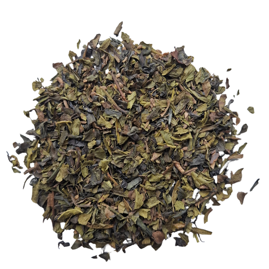 Thé vert bio des Açores à l'anis – sachet 90g, infusion douce et légèrement sucré grâce à l'anis, idéal après les repas, sans arôme, sans sucre ajoutée.